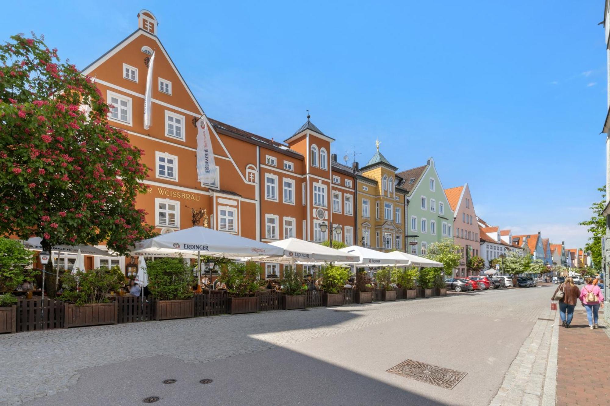 Helloflats - Luxus-Penthouse - Balkon - Parking - Zentrum - Therme - Naehe Flughafen Muc Erding Kültér fotó